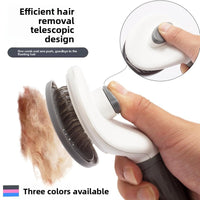 Self-Cleaning Pet Grooming Comb
