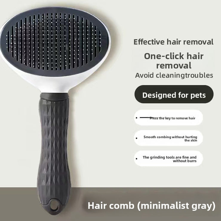 Self-Cleaning Pet Grooming Comb