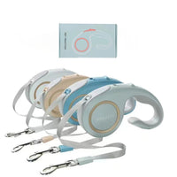 Durable Retractable Nylon Dog Leash - Automatic Extending Small Medium Pet Walking Lead Rope