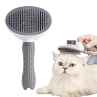 Self-Cleaning Pet Grooming Comb