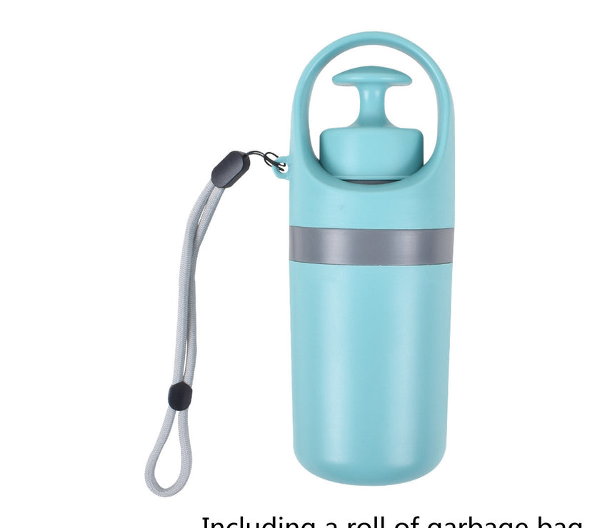 Portable Dog Pooper Scooper with Bag Dispenser & 8-Claw Shovel