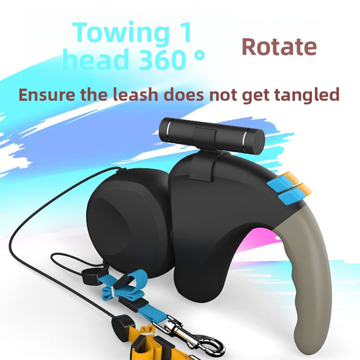 Outdoor dog walking leash