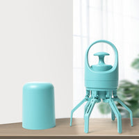 Portable Dog Pooper Scooper with Bag Dispenser & 8-Claw Shovel