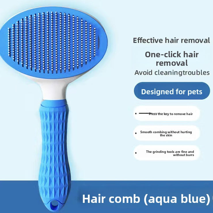 Self-Cleaning Pet Grooming Comb